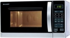 Alternative view of Sharp R 642 INW Kombi-Mikrowelle Silbermetallic