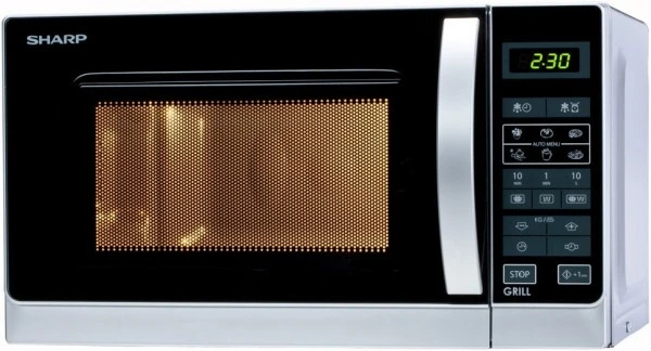 Sharp R 642 INW Kombi-Mikrowelle Silbermetallic 2 Sharp R 642 INW Kombi-Mikrowelle Silbermetallic – Bild 2