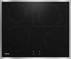 Miele KM 7002 FR Glaskeramik-Induktions-Kochfeld Edelstahl