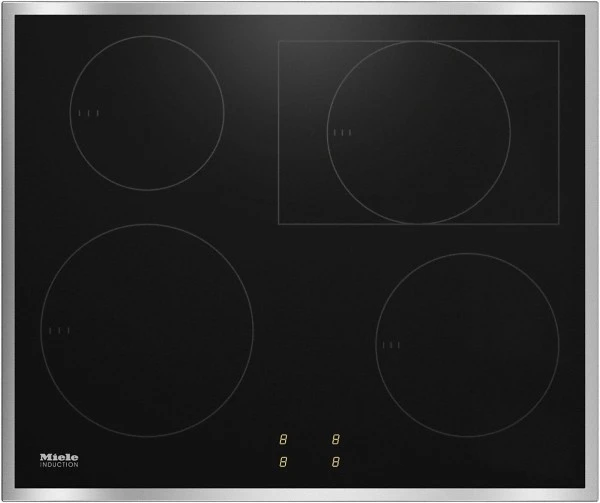 Miele KM 7002 FR Glaskeramik-Induktions-Kochfeld Edelstahl