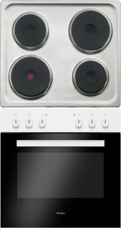 Amica EHE 932 000 W Herdset Weiß + Edelstahl / A