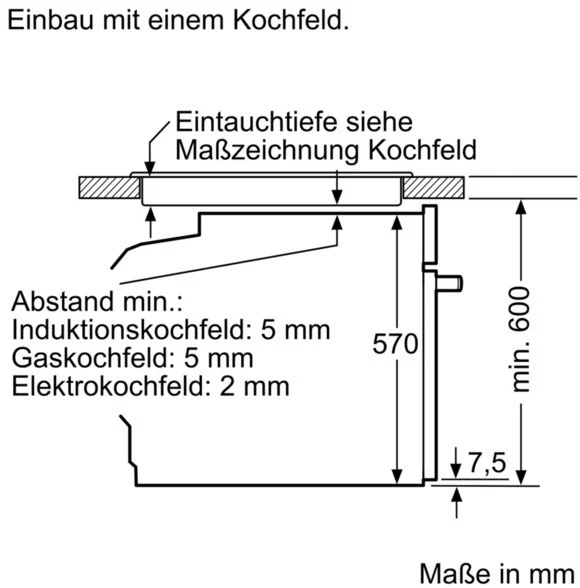 Siemens HB337A0S0 Einbaubackofen Edelstahl / A – Bild 5