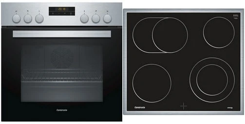 Constructa CX31EK01T Herdset Bestehend Aus CH6M50050 + CM623052 Edelstahl + Edelstahl / A