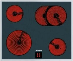 Miele KM 6024 LPT Glaskeramikfeld Edelstahl