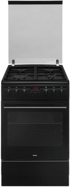 Amica SHEG 904 000 SM Gas-Kombi-Standherd Schwarz Matt / A