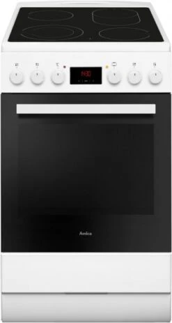 Amica SHC 903 001 W Elektroherd Mit Glaskeramikfeld Weiß / A