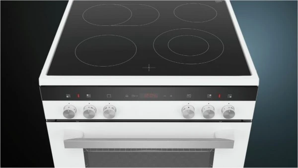 Siemens HK9R3A220 Elektroherd Mit Glaskeramikfeld Weiß / A 2 Siemens HK9R3A220 Elektroherd Mit Glaskeramikfeld Weiß / A – Bild 2