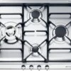 Smeg SDR 60 XG 3 Gas-Einbaukochmulde Edelstahl