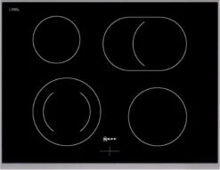 NEFF MR 1472 N Glaskeramikfeld Edelstahl