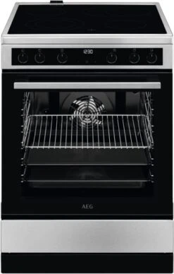 AEG CCB644FHBM Elektroherd Mit Glaskeramikfeld Edelstahl / A