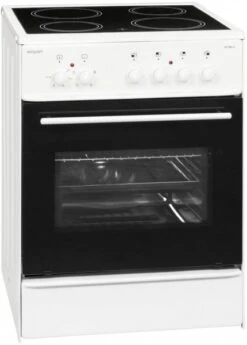 Exquisit ECM 6-4 Elektroherd Mit Glaskeramikfeld Weiß / A