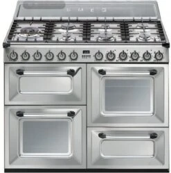 Smeg TR 4110 XD Gas-Kombi-Standherd Edelstahl / A