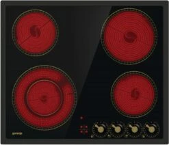 Gorenje EC642CLB Autark-Glaskeramikfeld Edelstahl