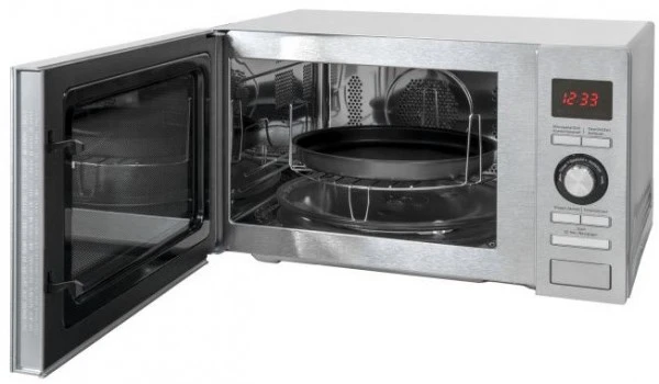 Exquisit MW 9025 H-3 Kombi-Mikrowelle Silber – Bild 2