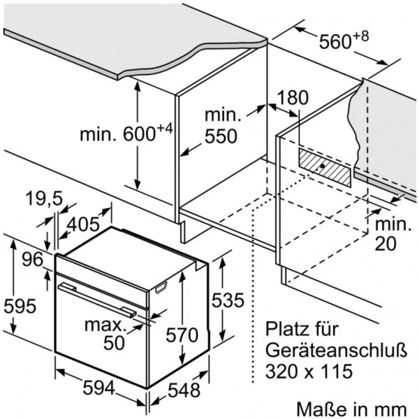 Siemens HB337A0S0 Einbaubackofen Edelstahl / A – Bild 6