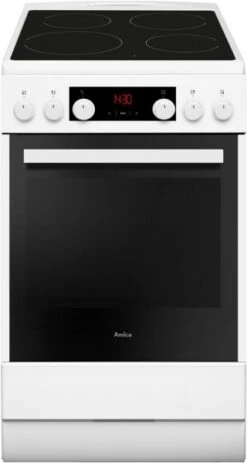 Amica SHI 905 100 W Stand-Elektroherd Mit Induktionsfeld Weiß / A