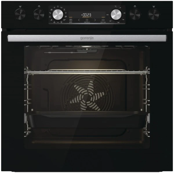 Gorenje Black Set 4 Heissluft Herdset Bestehend Aus BCX6737E05BG + ECD634X Schwarz + Edelstahl / A – Bild 3