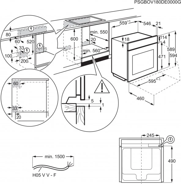 AEG EPB43509BM Einbau Elektro-Herd Edelstahl/cleansteel / A+ 6 AEG EPB43509BM Einbau Elektro-Herd Edelstahl/cleansteel / A+ – Bild 6