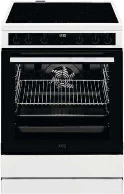 AEG CIB6642BBW Stand-Elektroherd Mit Induktionsfeld Weiß / A