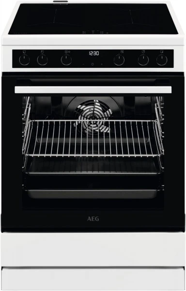 AEG CIB6642BBW Stand-Elektroherd Mit Induktionsfeld Weiß / A