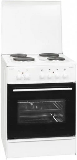 Exquisit EH 10.6-4 Elektroherd Mit Kochfeld Weiß / A