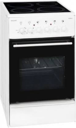 Exquisit ECM 5 F-4 Elektroherd Mit Glaskeramikfeld Weiß / A