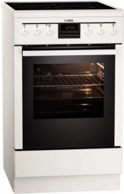 AEG 47795IQ-wn Stand-Elektroherd Mit Induktionsfeld Weiß / A