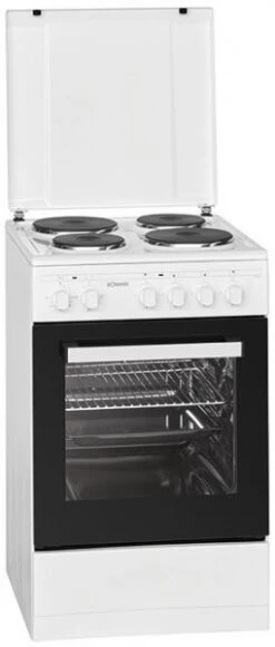 BOMANN EH 561 Elektroherd Mit Kochfeld Weiß / A