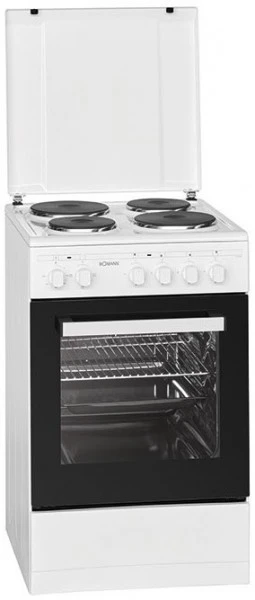 BOMANN EH 561 Elektroherd Mit Kochfeld Weiß / A