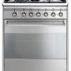 Smeg SCD61GVX9 Gas-Kombi-Standherd Edelstahl/cleansteel / A