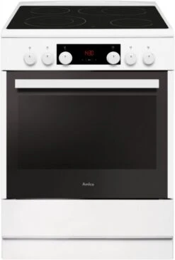 Amica SHC 914 100 W Elektroherd Mit Glaskeramikfeld Weiß / A