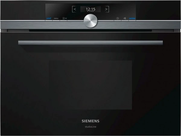 Siemens CD834GBB1 Einbau-Dampfgarer Schwarz 1 Siemens CD834GBB1 Einbau-Dampfgarer Schwarz
