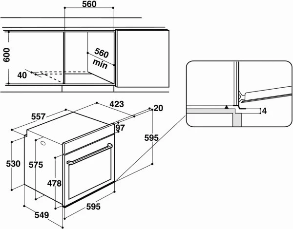 Bauknecht BAR2 KN5V IN Einbaubackofen Edelstahl / A – Bild 2