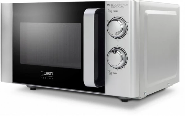 Caso MG 20 Ecostyle Ceramic Kombi-Mikrowelle Silber – Bild 3