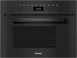 Miele DGM 7440 Einbau-Dampfgarer Mit Mikrowelle Obsidianschwarz