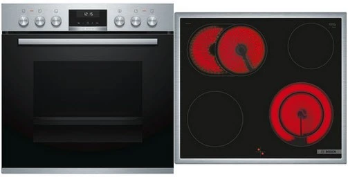 Bosch HND611LS66 Herdset Bestehend Aus HEB517BS0 + NKN645GA2E Edelstahl + Edelstahl / A 1 Bosch HND611LS66 Herdset Bestehend Aus HEB517BS0 + NKN645GA2E Edelstahl + Edelstahl / A