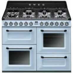 Smeg TR 4110 AZD Gas-Kombi-Standherd Pastellblau / A