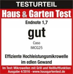 Caso IMCG 25 Kombi-Mikrowelle Schwarz/alu 7 Caso IMCG 25 Kombi-Mikrowelle Schwarz/alu -MIELE Shop 9bd42f8e 4d38 4ef6 9b71 bf188a4d0cfa 600x600