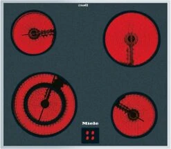 Miele KM 6002 LPT Glaskeramikfeld Edelstahl