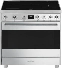 Smeg C9IMX9-1 Stand-Elektroherd Mit Induktionsfeld Edelstahl / A