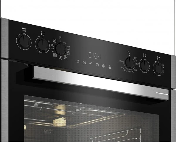 Grundig GEHM 19310 B Herdset Glas Schwarz/edelstahl + Edelstahl / A+ – Bild 4