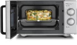 Caso MG 25 Ecostyle Ceramic Kombi-Mikrowelle Silber