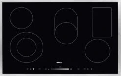 Beko HIC 85502 TX Autark-Glaskeramikfeld Edelstahl