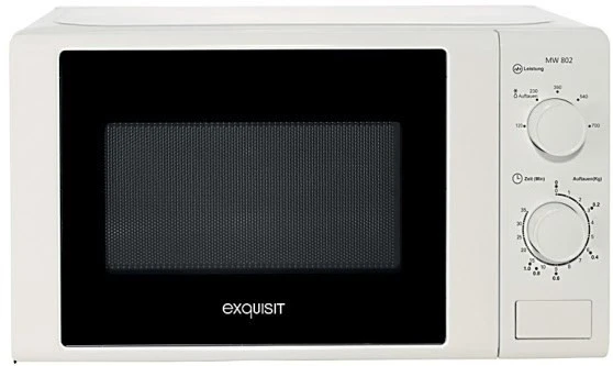 Exquisit MW 802 Solo-Mikrowelle Weiß