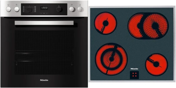 Miele H 2269-1 E + KM 6003 LPT Herdset Edelstahl/cleansteel + Edelstahl / A+