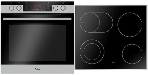 Amica EHC 933 600 E Herdset Edelstahl + Edelstahl / A – Bild 4