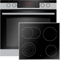 Amica EHC 933 600 E Herdset Edelstahl + Edelstahl / A