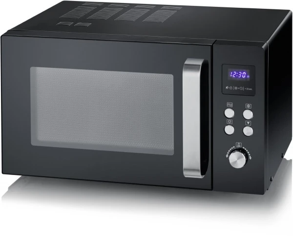 Severin MW 7756 Solo-Mikrowelle Schwarz – Bild 4