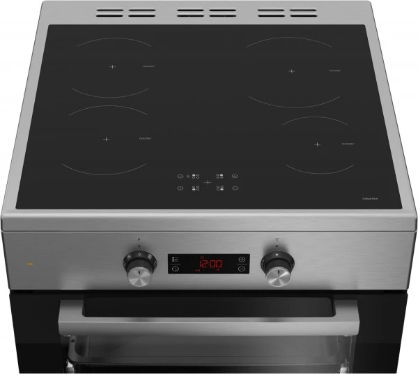 Beko FSM69301XCT Stand-Elektroherd Mit Induktionsfeld Edelstahl / A 5 Beko FSM69301XCT Stand-Elektroherd Mit Induktionsfeld Edelstahl / A – Bild 5