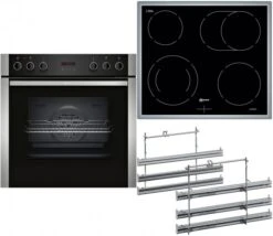 NEFF HMK161P Herdset Bestehend Aus E2ACG6AN0 + M93R42N2MK + Z11TF36X0 Edelstahl + Edelstahl / A